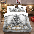 Housse de Couette Noël 3 Pièces