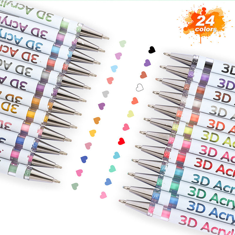 Lot de stylos gel multicolores pour le dessin et le coloriag