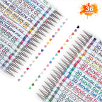 Lot de stylos gel multicolores pour le dessin et le coloriag