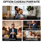 🎅Soldes de Noël - 50% de réduction🌲⌚Montre de sport étanche pour homme avec affichage lumineux