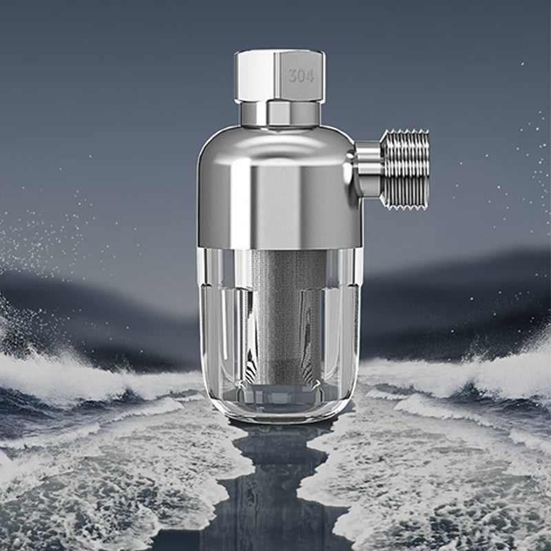 💧 Filtre à eau pour toute la maison – Maille en acier inoxydable 40 microns | Réutilisable | Réduit la rouille, le chlore et le calcaire | Raccord universel G1/2 | Surveillance visuelle 🏠✨