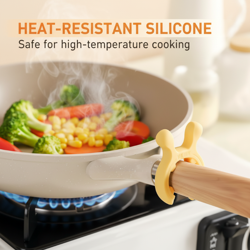 🔥Offre de Noël à durée limitée : 50 % DE RÉDUCTION !!!🔥 Support de spatule multifonctionnel en silicone avec poignée pour casseroles