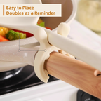 🔥Offre de Noël à durée limitée : 50 % DE RÉDUCTION !!!🔥 Support de spatule multifonctionnel en silicone avec poignée pour casseroles