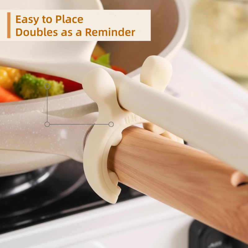 🔥Offre de Noël à durée limitée : 50 % DE RÉDUCTION !!!🔥 Support de spatule multifonctionnel en silicone avec poignée pour casseroles