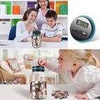 🏦💰 Tirelire Compteuse Automatique Digitale pour Pièces – Comptage & Écran LCD, 3 Devises : Euro, Dollar & Livre Sterling – Votre Assistant Épargne Intelligent ✨📊