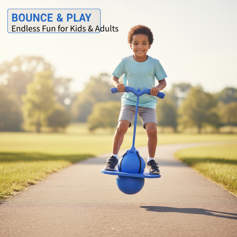 🤸‍♂️ 60% DE RABAIS ! 🎉 Balle Pogo – Réglable pour Enfants et Adultes, Résistante et Amusante ✨