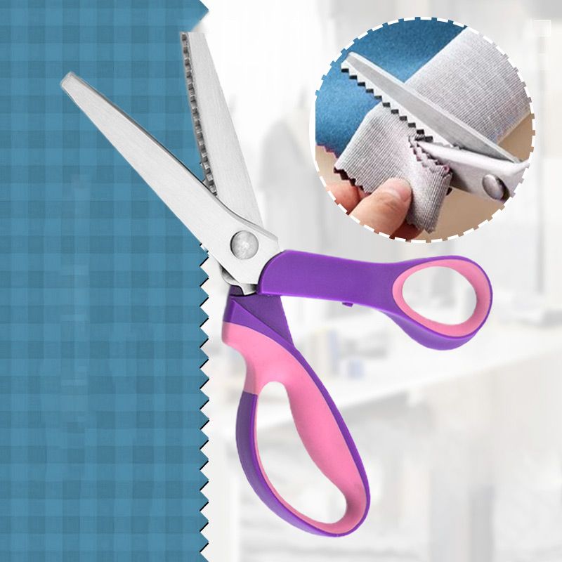✂️ Ciseaux Cranteurs pour Couture et Bricolage | Coupe Anti-effilochage | Lames en Acier Inoxydable 2CR13 | Poignée Ergonomique | 4 Couleurs 🧵🎨
