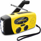 📻 50% DE RÉDUCTION ! ☀️ Radio Solaire Portable – Urgence, Multifonction & Chargement USB pour l'extérieur/la survie 🔋