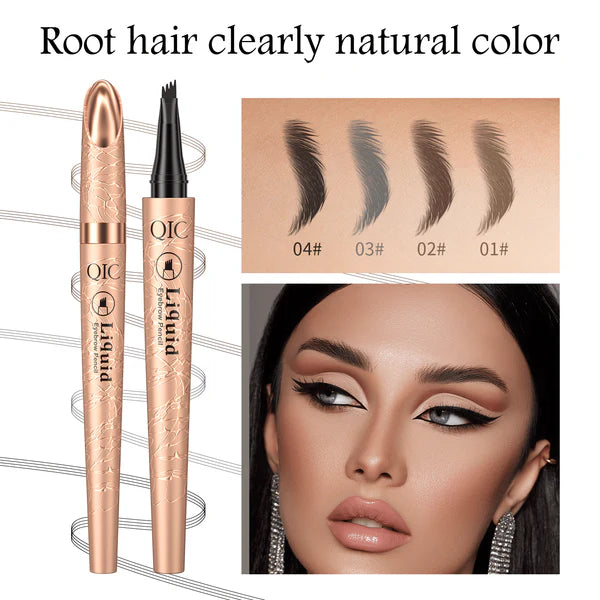 ✏️ ACHETEZ-EN 1, OBTENEZ-EN 1 GRATUIT ! ✨ Crayon Microblading 3D – Pointe à 4 Fourches, Effet Naturel & Rapide 🖌️