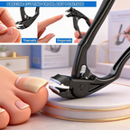 🥳 OFFRE IMBATTABLE 2026 💅 Coupe-ongles en acier inoxydable avec lames courbes de précision : facile à utiliser même pour les ongles épais et pour les personnes âgées ! ✂️✨