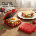 🍞 60 % DE RÉDUCTION ! 🥪 Grille-pain et machine à sandwich sans fil - Croustillant en 3 minutes, design compact et facile à nettoyer 🔥