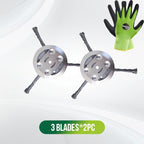 ✂️ Tête de Rechange pour Coupe-Bordure – Conception Anti-Emmêlement | Remplacement Rapide Sans Outils | Compatibilité Universelle | 3 ou 6 Lames | Coupe Précise et Durable 🌿⚡