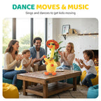 Canard en peluche interactif qui parle et danse
