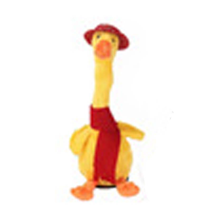 Canard en peluche interactif qui parle et danse