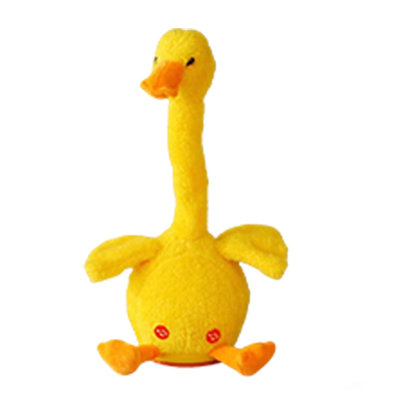 Canard en peluche interactif qui parle et danse
