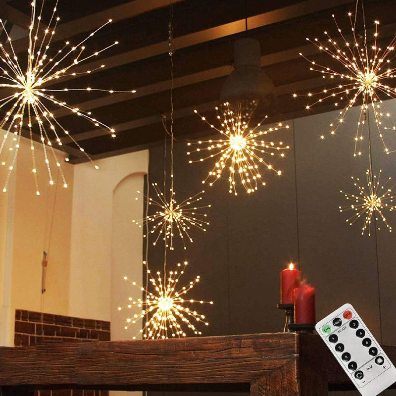 🥳 VENTE CHAUDE 2026🥳💞 PLUS DE 50 000 PIÈCES VENDUES !❤️ 50 % DE RÉDUCTION !Guirlande lumineuse solaire en forme de feux d'artifice pour jardins et fêtes