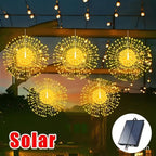 🥳 VENTE CHAUDE 2026🥳💞 PLUS DE 50 000 PIÈCES VENDUES !❤️ 50 % DE RÉDUCTION !Guirlande lumineuse solaire en forme de feux d'artifice pour jardins et fêtes