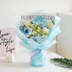 🎁Carte de vœux gratuite💐Délicat bouquet de fleurs au crochet fait main💐