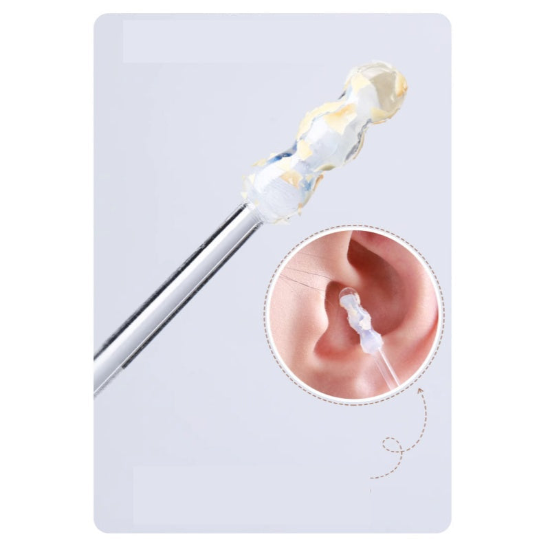 Bâtonnets adhésifs délicats pour le nettoyage des oreilles