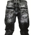 💎 -57% JEANS EN DENIM STRETCH POUR HOMME ! 💎 Style emo minimaliste, coupe droite et délavage vintage (tailles du S au 5XL)