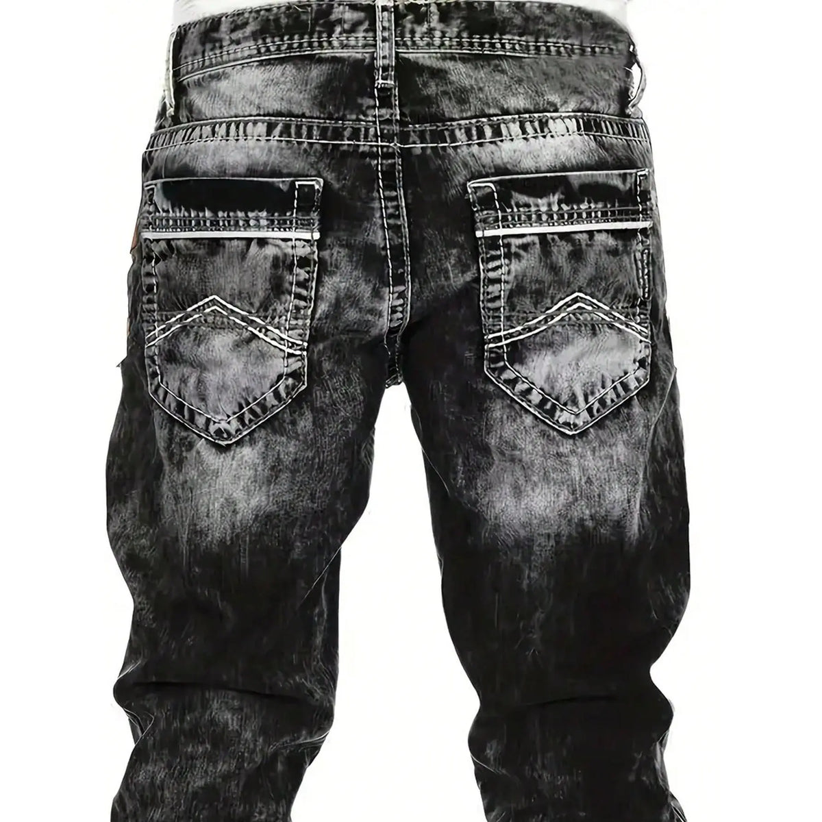 💎 -57% JEANS EN DENIM STRETCH POUR HOMME ! 💎 Style emo minimaliste, coupe droite et délavage vintage (tailles du S au 5XL)