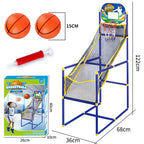 Jeu d'arcade de basket-ball pour enfants, pour l'intérieur, avec 4 ballons