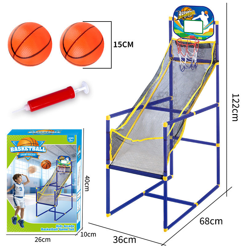 Jeu d'arcade de basket-ball pour enfants, pour l'intérieur, avec 4 ballons