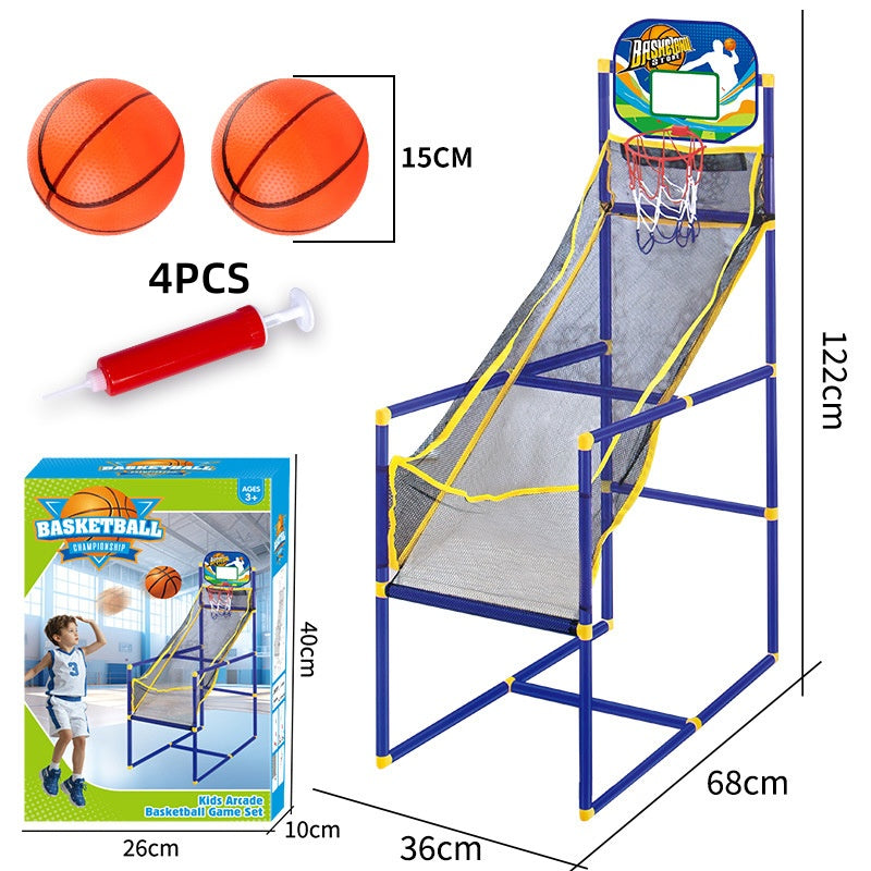 Jeu d'arcade de basket-ball pour enfants, pour l'intérieur, avec 4 ballons