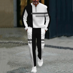 🔥NOUVEAUTÉ 2026 - 60% DE RÉDUCTION🔥Ensemble de jogging homme avec demi-zip et blocs de couleur