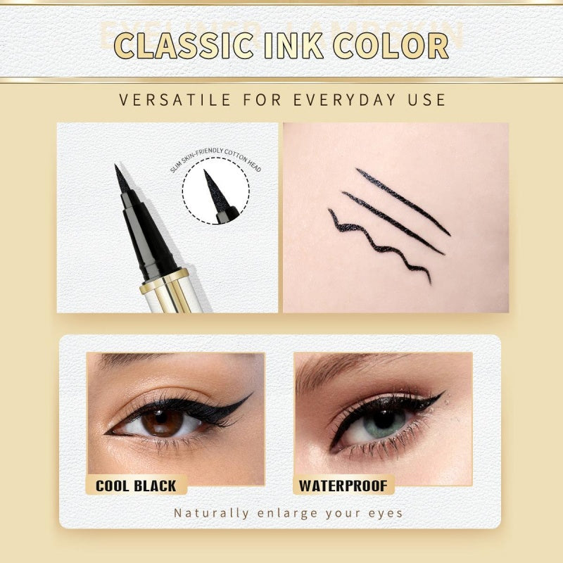 ✨ Eyeliner Liquide Précision Waterproof 👀 - Pointe 0,01mm | Séchage en 3 Secondes | Longue Tenue | 50% de RÉDUCTION 💫