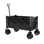 🛒 Chariot Pliant Robuste à Roues – 130L, Capacité 80kg, Cadre en Acier au Carbone, Tissu Oxford 600D, Roues 6” ou 7” – 2 Couleurs, Pliage en 1 Seconde ✨🏕️