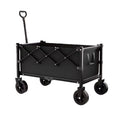 🛒 Chariot Pliant Robuste à Roues – 130L, Capacité 80kg, Cadre en Acier au Carbone, Tissu Oxford 600D, Roues 6” ou 7” – 2 Couleurs, Pliage en 1 Seconde ✨🏕️