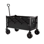 🛒 Chariot Pliant Robuste à Roues – 130L, Capacité 80kg, Cadre en Acier au Carbone, Tissu Oxford 600D, Roues 6” ou 7” – 2 Couleurs, Pliage en 1 Seconde ✨🏕️