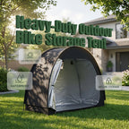 🚲 Abri de Jardin Portable Multiusage pour Vélos ⛺️🛡️ - Anti-UV & Imperméable | Tissu Oxford | 2 Vélos | Pliable | 2 Couleurs | 50% DE RÉDUCTION