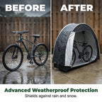 🚲 Abri de Jardin Portable Multiusage pour Vélos ⛺️🛡️ - Anti-UV & Imperméable | Tissu Oxford | 2 Vélos | Pliable | 2 Couleurs | 50% DE RÉDUCTION