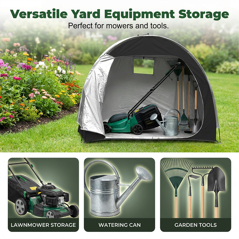 🚲 Abri de Jardin Portable Multiusage pour Vélos ⛺️🛡️ - Anti-UV & Imperméable | Tissu Oxford | 2 Vélos | Pliable | 2 Couleurs | 50% DE RÉDUCTION