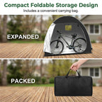 🚲 Abri de Jardin Portable Multiusage pour Vélos ⛺️🛡️ - Anti-UV & Imperméable | Tissu Oxford | 2 Vélos | Pliable | 2 Couleurs | 50% DE RÉDUCTION