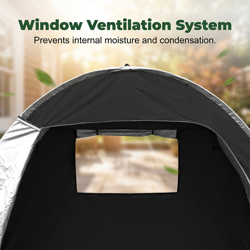 🚲 Abri de Jardin Portable Multiusage pour Vélos ⛺️🛡️ - Anti-UV & Imperméable | Tissu Oxford | 2 Vélos | Pliable | 2 Couleurs | 50% DE RÉDUCTION