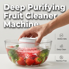 🍎 Lave-Fruits et Légumes à Ultrasons | ✨ Stérilisateur Alimentaire Portable, 🛡️ Élimine 99% des Pesticides & Bactéries, 🔋 Rechargeable USB, 🥗 Sécurité Alimentaire en Cuisine pour Toute la Famille