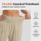 👖 Short léger femme avec taille élastique (tailles S-3XL) – Confortable, doux et parfait pour des looks estivaux décontractés ✨🌿