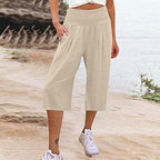 👖 Short léger femme avec taille élastique (tailles S-3XL) – Confortable, doux et parfait pour des looks estivaux décontractés ✨🌿
