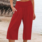 👖 Short léger femme avec taille élastique (tailles S-3XL) – Confortable, doux et parfait pour des looks estivaux décontractés ✨🌿