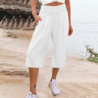 👖 Short léger femme avec taille élastique (tailles S-3XL) – Confortable, doux et parfait pour des looks estivaux décontractés ✨🌿