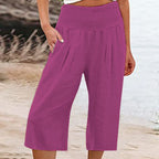 👖 Short léger femme avec taille élastique (tailles S-3XL) – Confortable, doux et parfait pour des looks estivaux décontractés ✨🌿