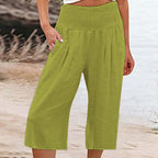 👖 Short léger femme avec taille élastique (tailles S-3XL) – Confortable, doux et parfait pour des looks estivaux décontractés ✨🌿