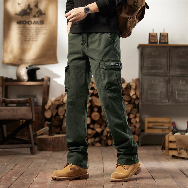 Pantalon cargo tactique homme en coton