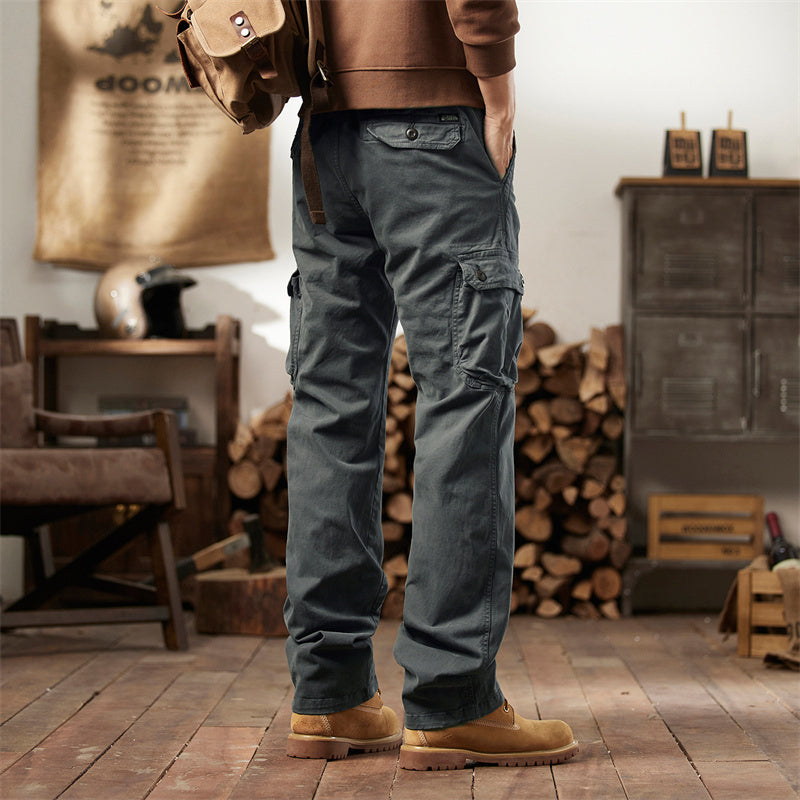 Pantalon cargo tactique homme en coton