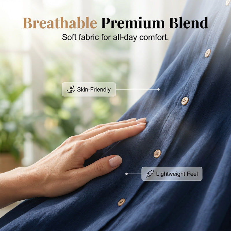 🌸 Robe chemise à manches courtes pour femme : votre nouvelle pièce indispensable ✨