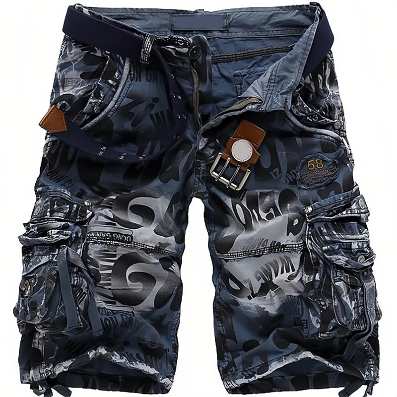 Shorts cargo pour homme 🩸 Classique et robuste, avec de multiples poches pour tous vos besoins, fermeture éclair facile à utiliser, durable et résistant à l'usure, idéal pour le travail et les activités de plein air 💪