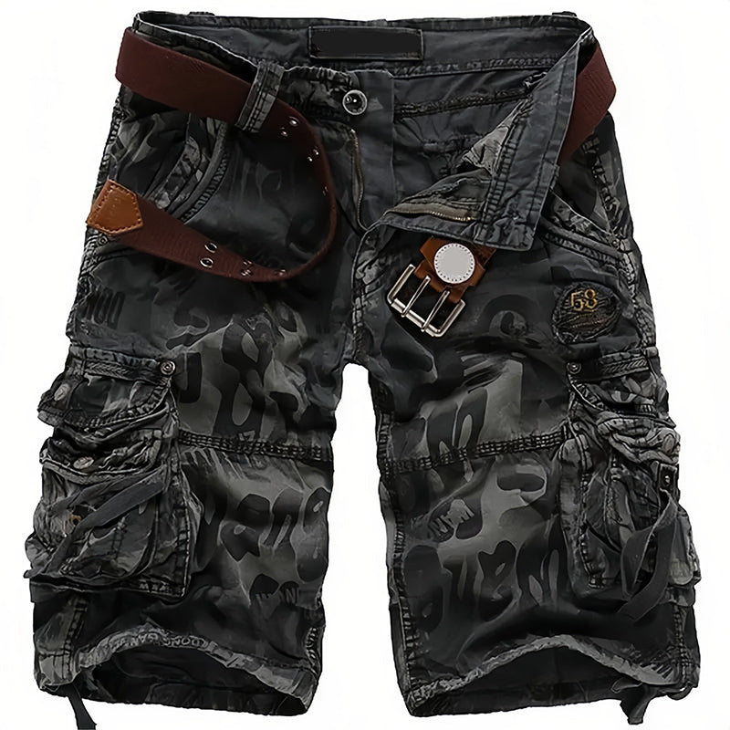 Shorts cargo pour homme 🩸 Classique et robuste, avec de multiples poches pour tous vos besoins, fermeture éclair facile à utiliser, durable et résistant à l'usure, idéal pour le travail et les activités de plein air 💪